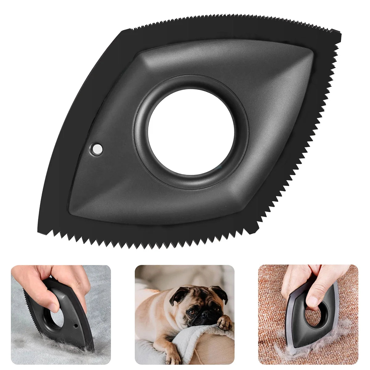 Mini Pet Hair Remover Pet Hair Detailer with 4 Cleaning Modes for Couch Car Detailing Professional Dog Cat Hair Remover Brush Fur Removal Brush for Home Fabric Furniture Carpet